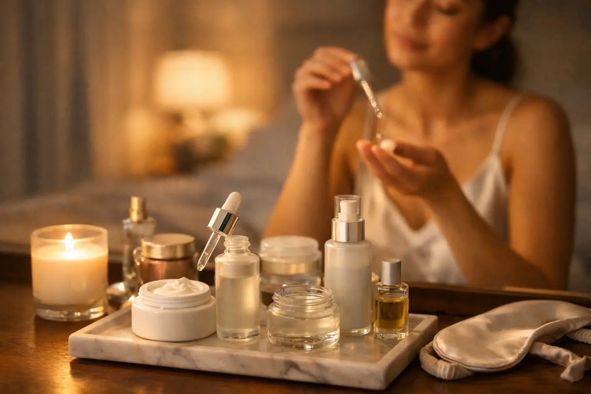 How to Layer Skincare Products at Night