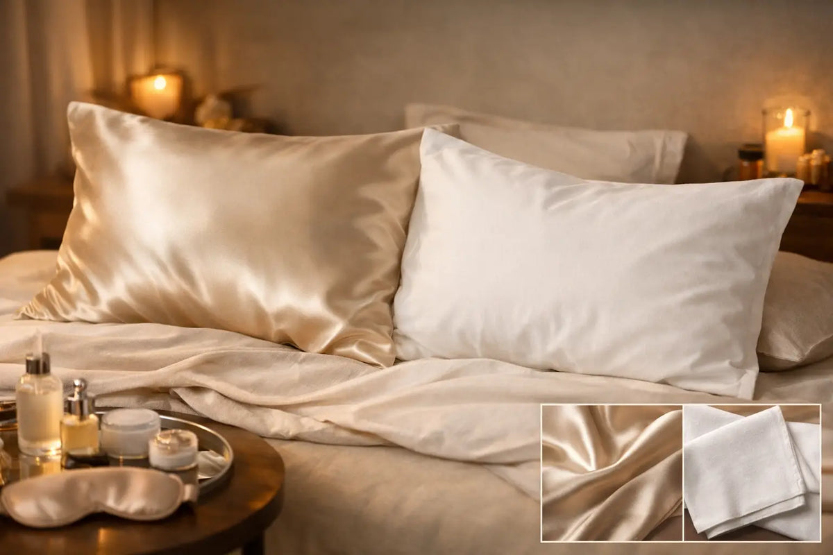 Silk vs Cotton Pillowcase for Skin Compared