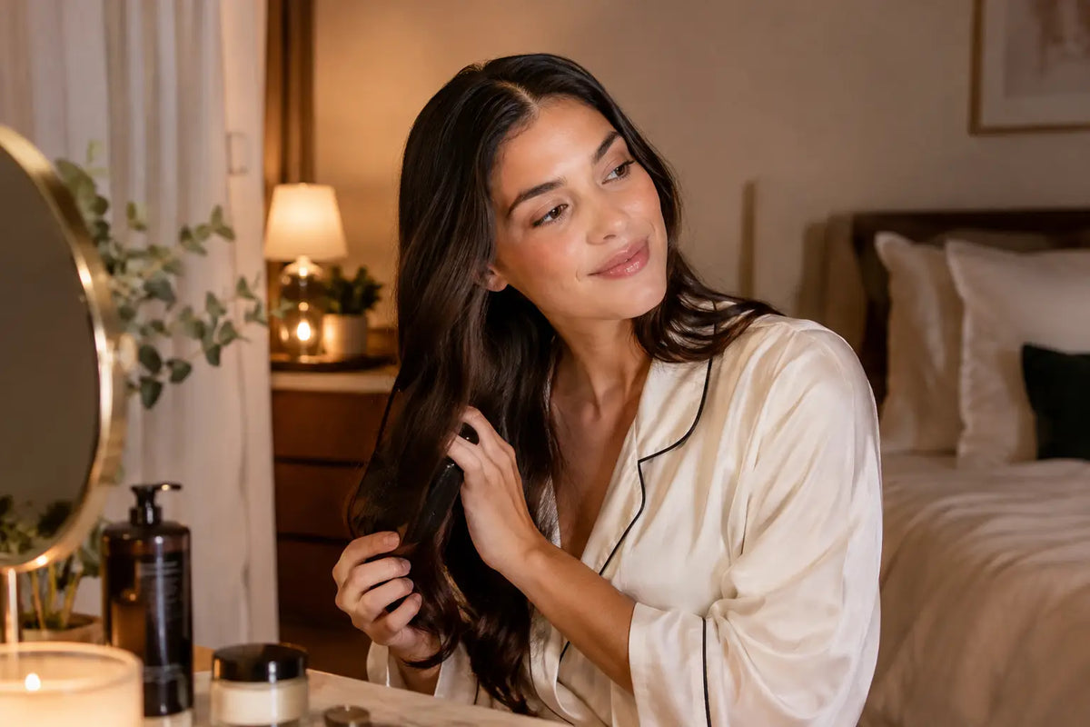 A Nighttime Hair Care Routine That Feels Like You