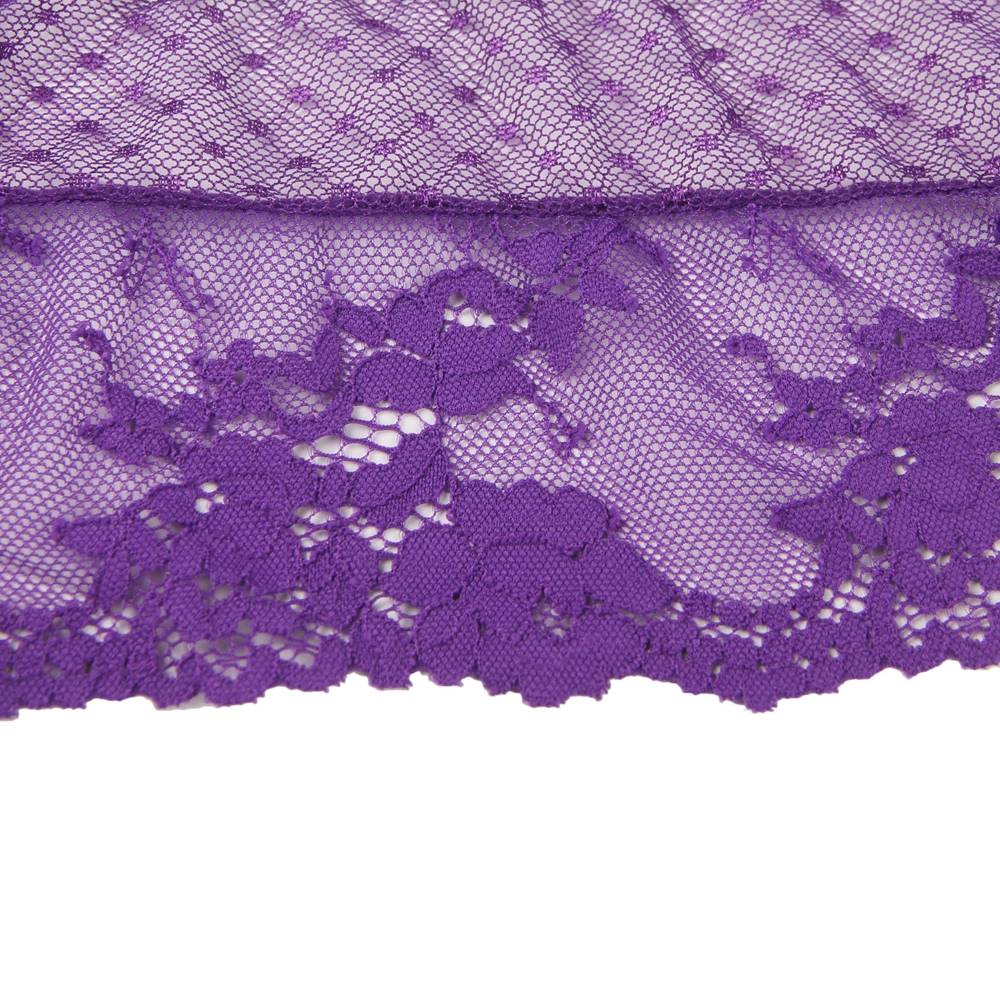 Sexy Purple High Waist Lace Strappy Panty