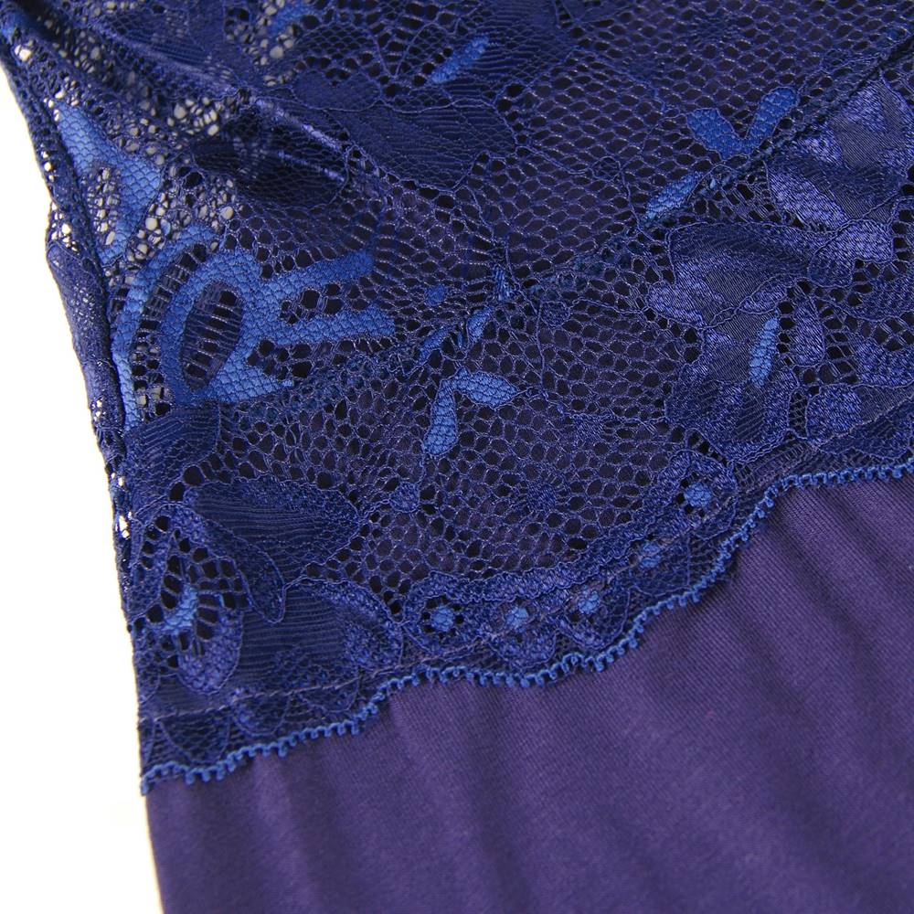 Backless Nightdress Stretchy Modal Sleepwear with G String