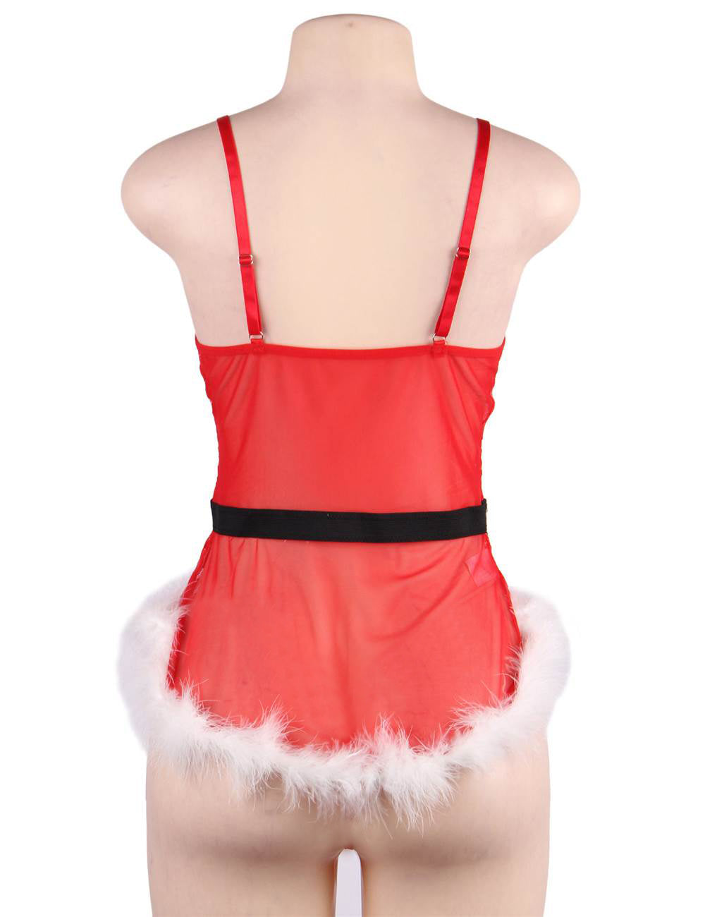Red Christmas Plush Decoration Romper Costume Teddy