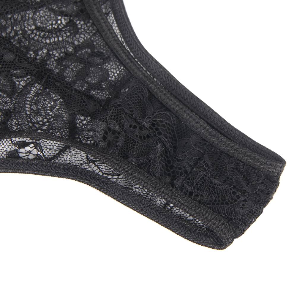 Garter bodysuit With Underwire Sexy Lace Velour Plus Size Lingerie