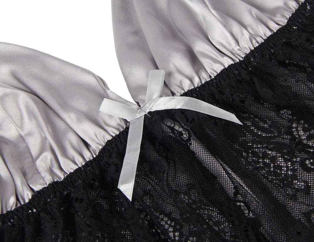 Fashion Eyelash Lace Silk Camisole Sleepwear Set
