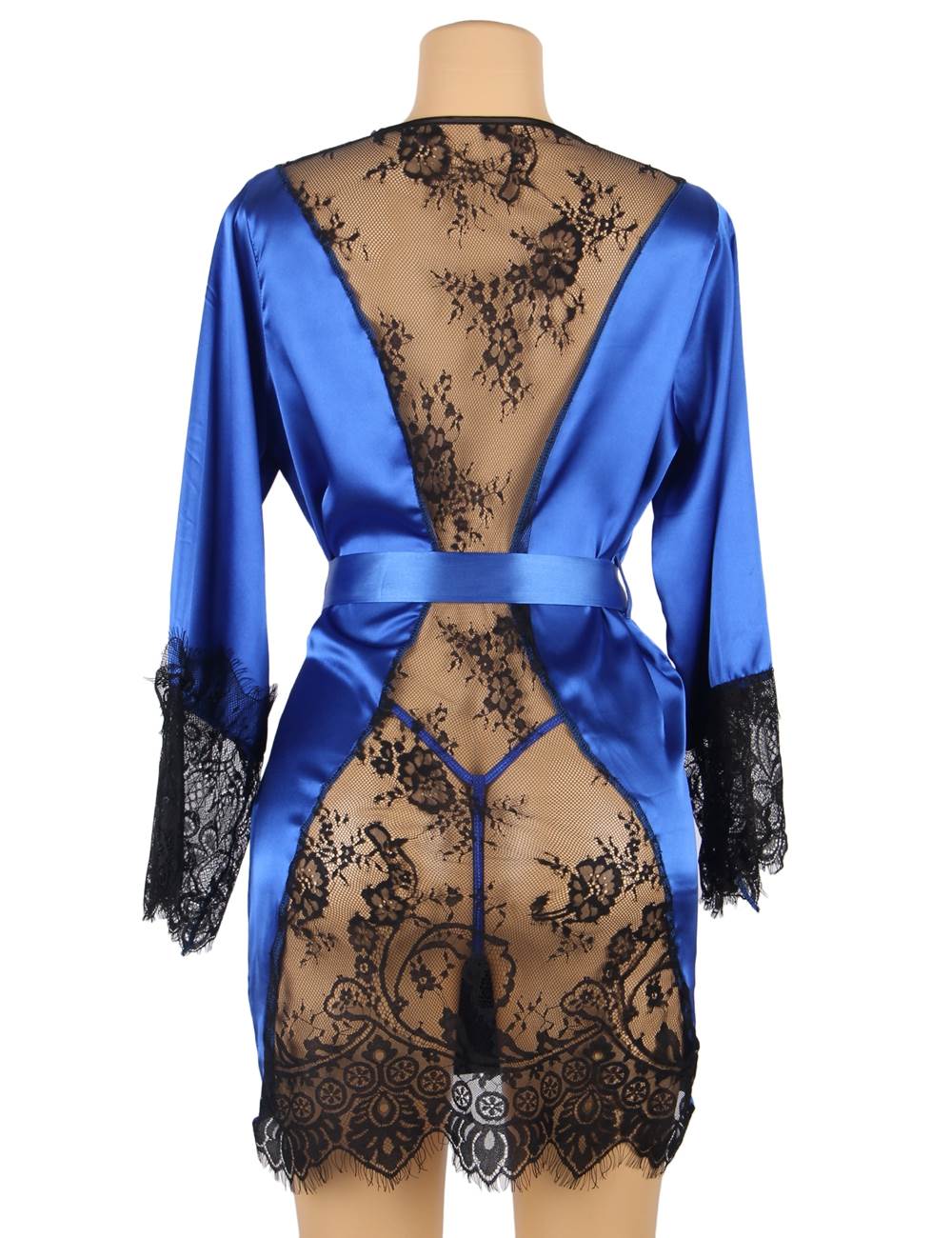 Silk See-through Lace  Sexy Sleepwear With Thong