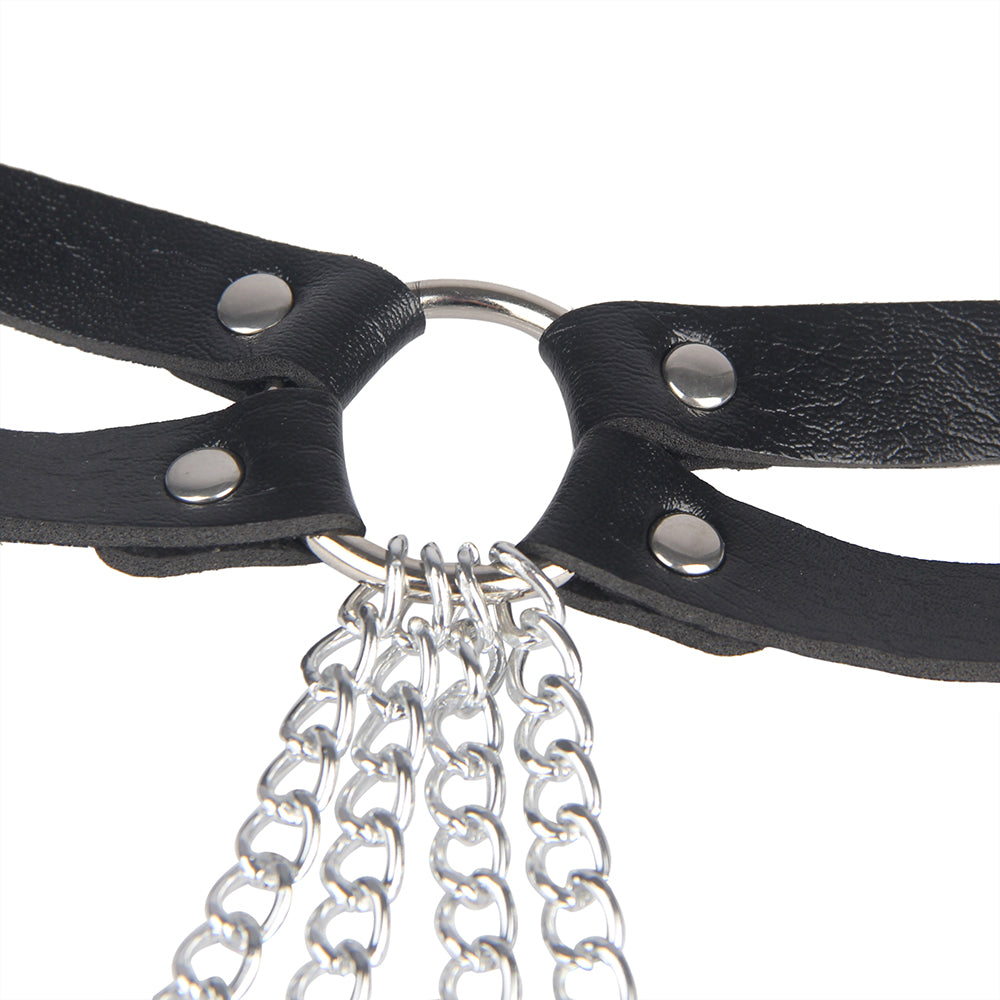 Punk Irregular Ring Trend Sexy Bandage Waist Chain Wild Jewelry Belt