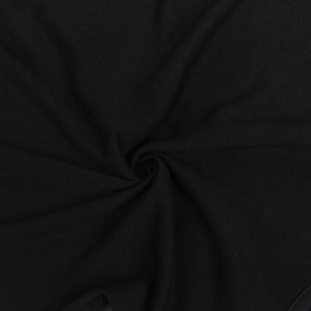 Open Crotch One-piece Short Sleeve Black Solid Color Fashion Bodysuit