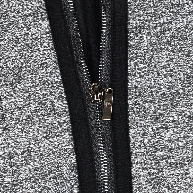 Zippered Double Belt 15 Steel Bones Neoprene Fitness Waist Trainer Silver Black