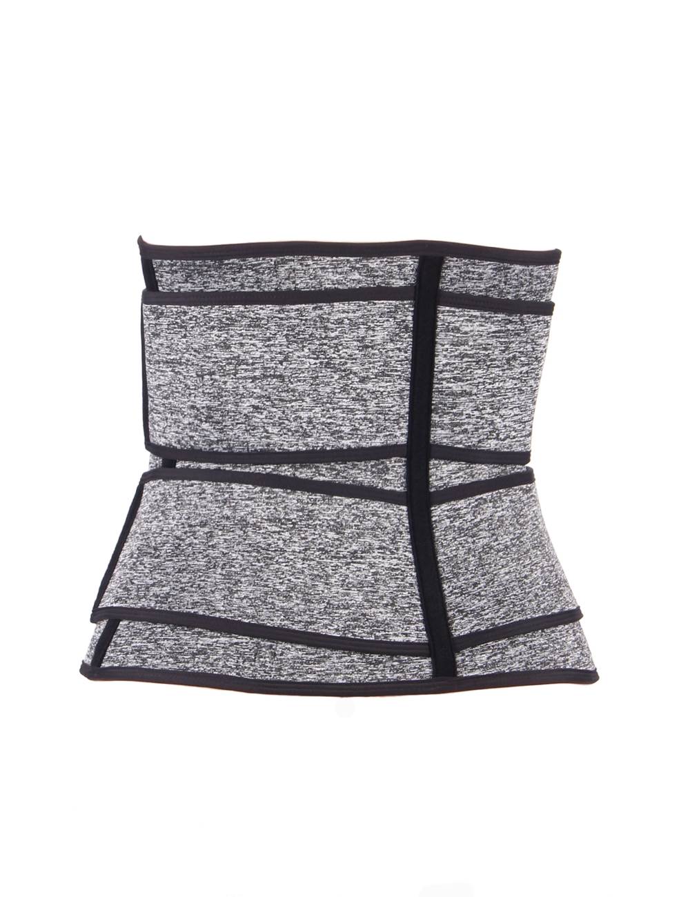 Hook and Eye Double Belt 15 Steel Bones Neoprene Fitness Waist Trainer