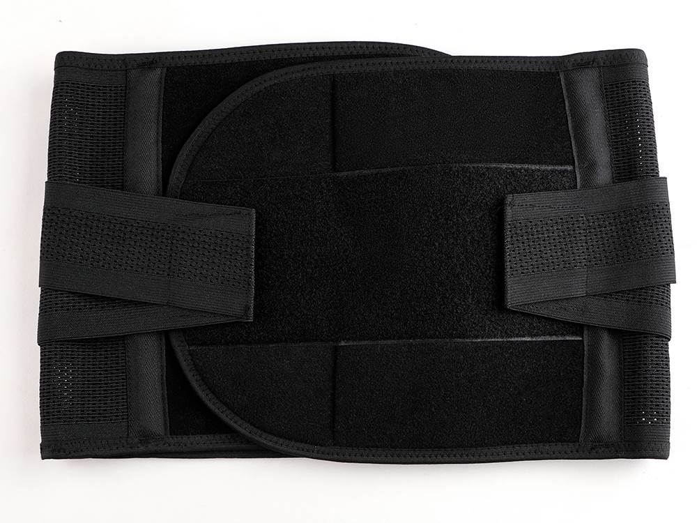 3 Steel Bones Sports Waistband Body Restraint Body Shaping Belt Black