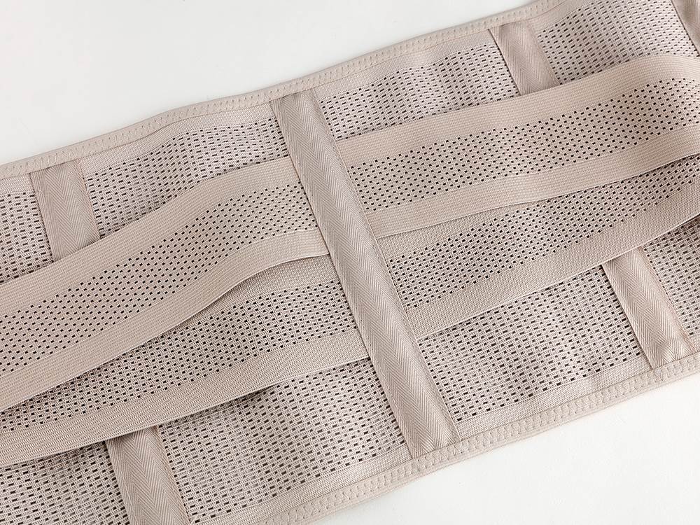 3 Steel Bones Sports Waistband Body Restraint Body Shaping Belt Silver