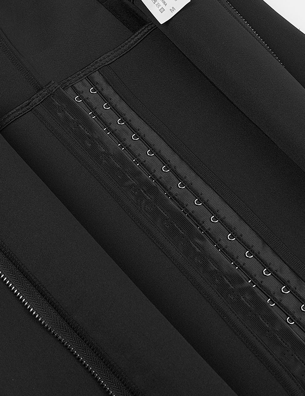 6 Pieces Steel Bones Black Neoprene Waist Training Corset