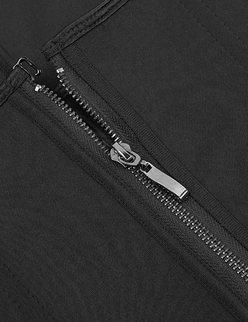 6 Pieces Steel Bones Black Neoprene Waist Training Corset