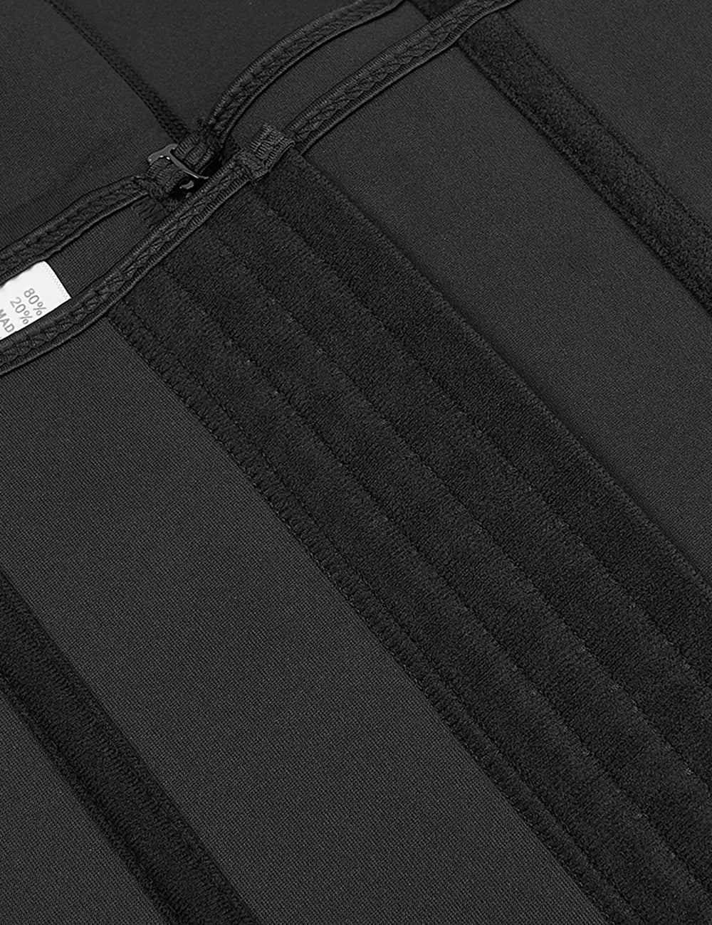 6 Pieces Steel Bones Black Neoprene Waist Training Corset