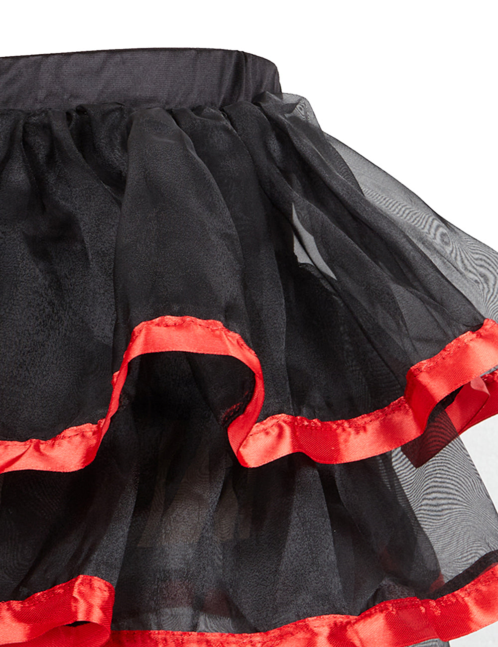 12 Pieces Plastic Bones Black Lace Red Corset