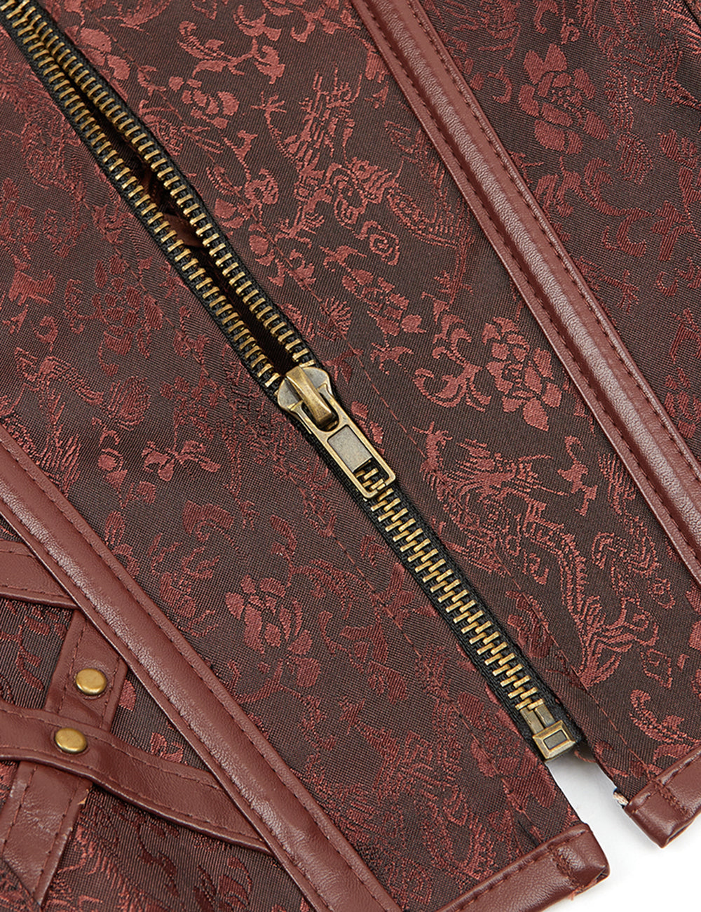 Brown 14 Pieces Soft Steel Bones Corsets