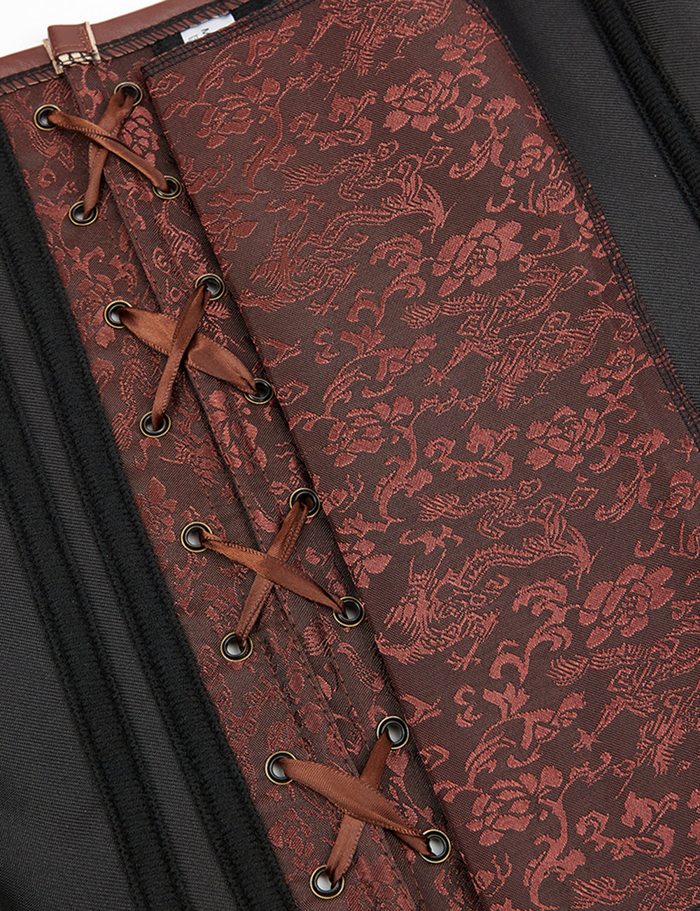 Brown 14 Pieces Soft Steel Bones Corsets