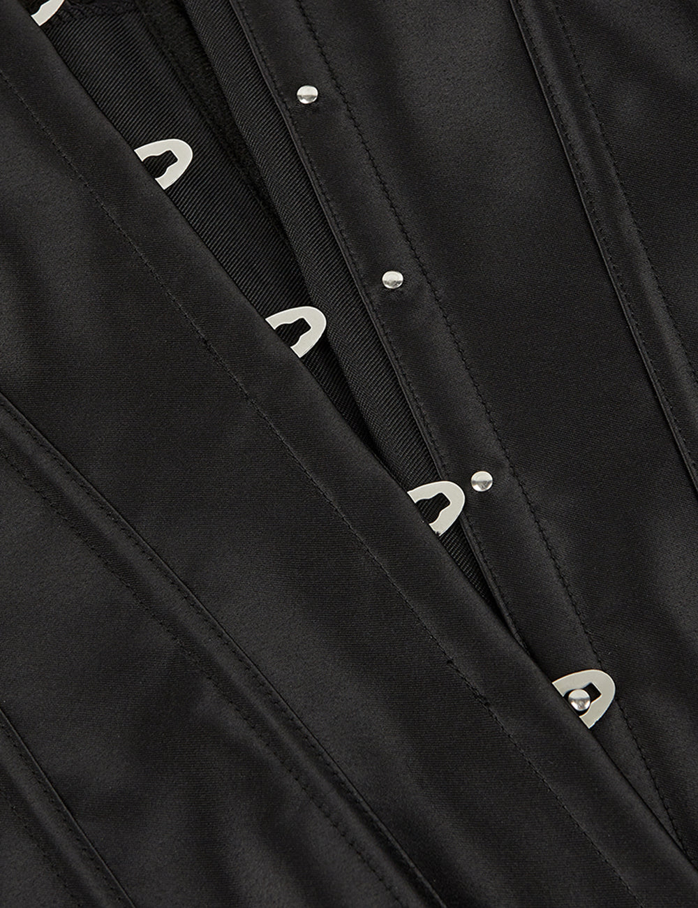 12 Pieces Plastic Black Sexy Lantern Long Sleeves Palace Style Corset