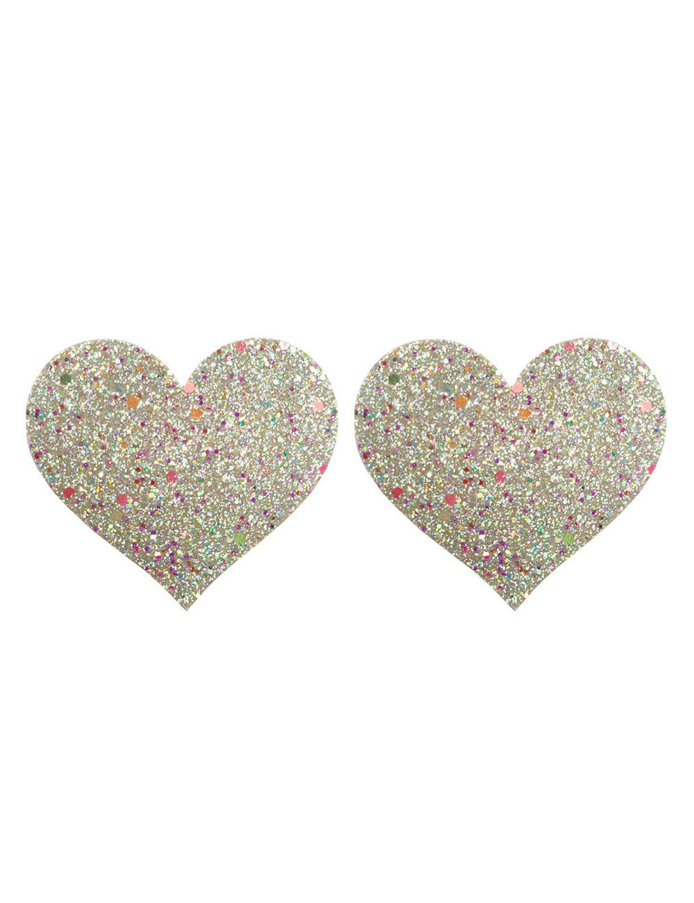 Heart-shaped Shine in the Dark Nipple Cover