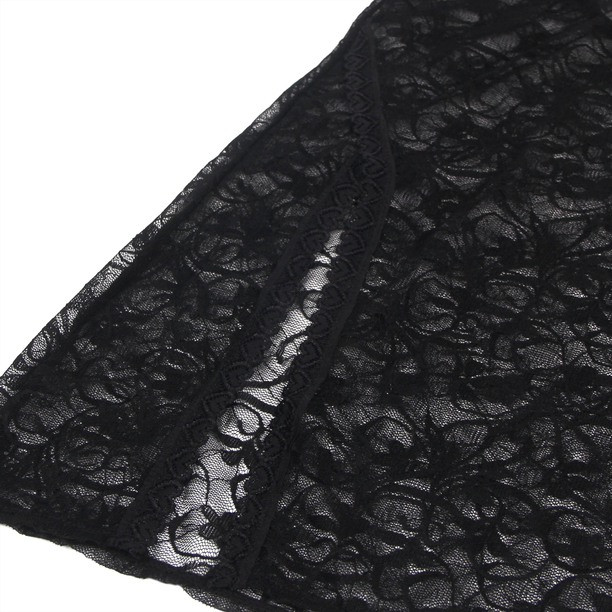 Black Lace With Underwire Adjustable Straps Babydoll