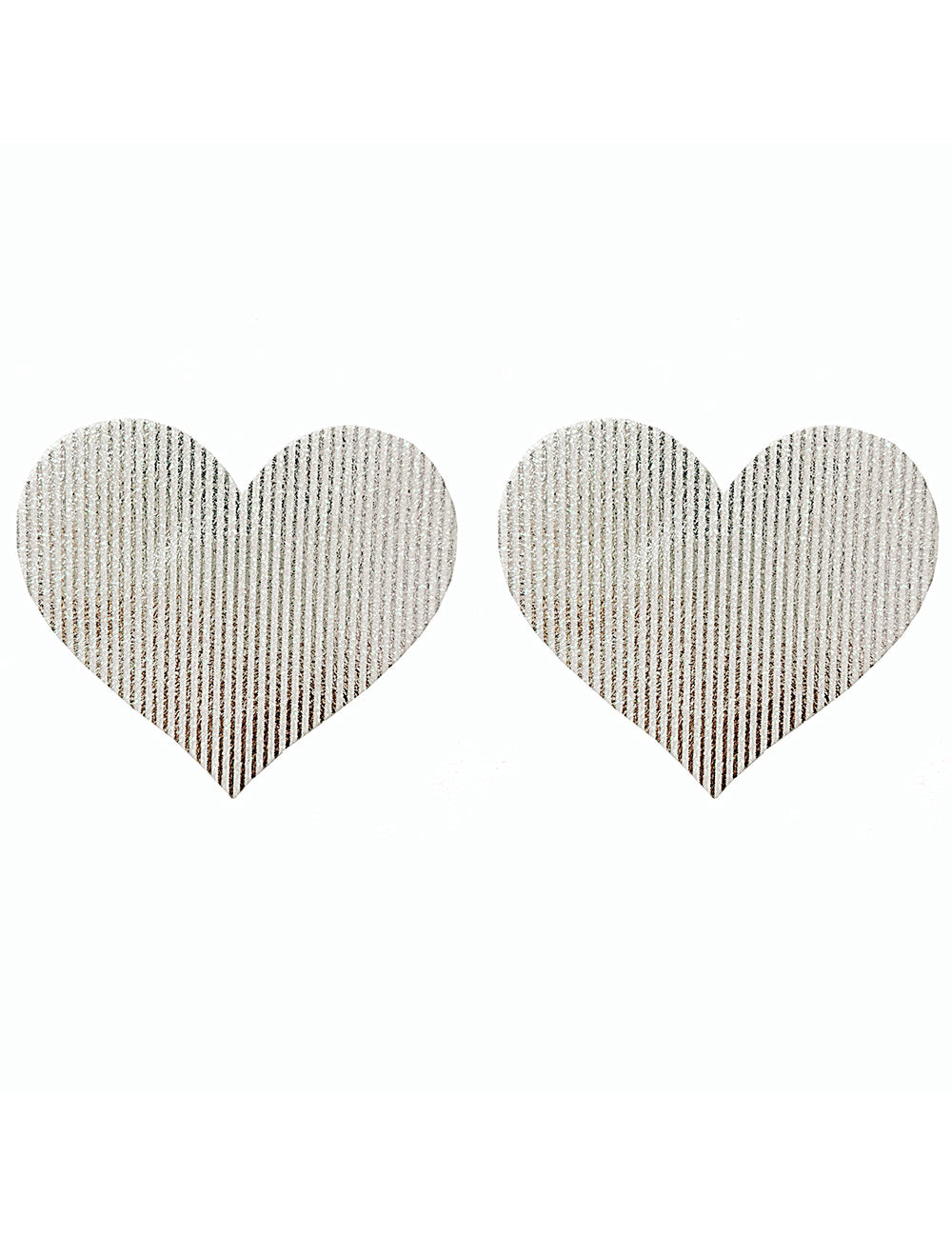 Silver Illusion Silver Fine Grain Sexy Nipple Covers