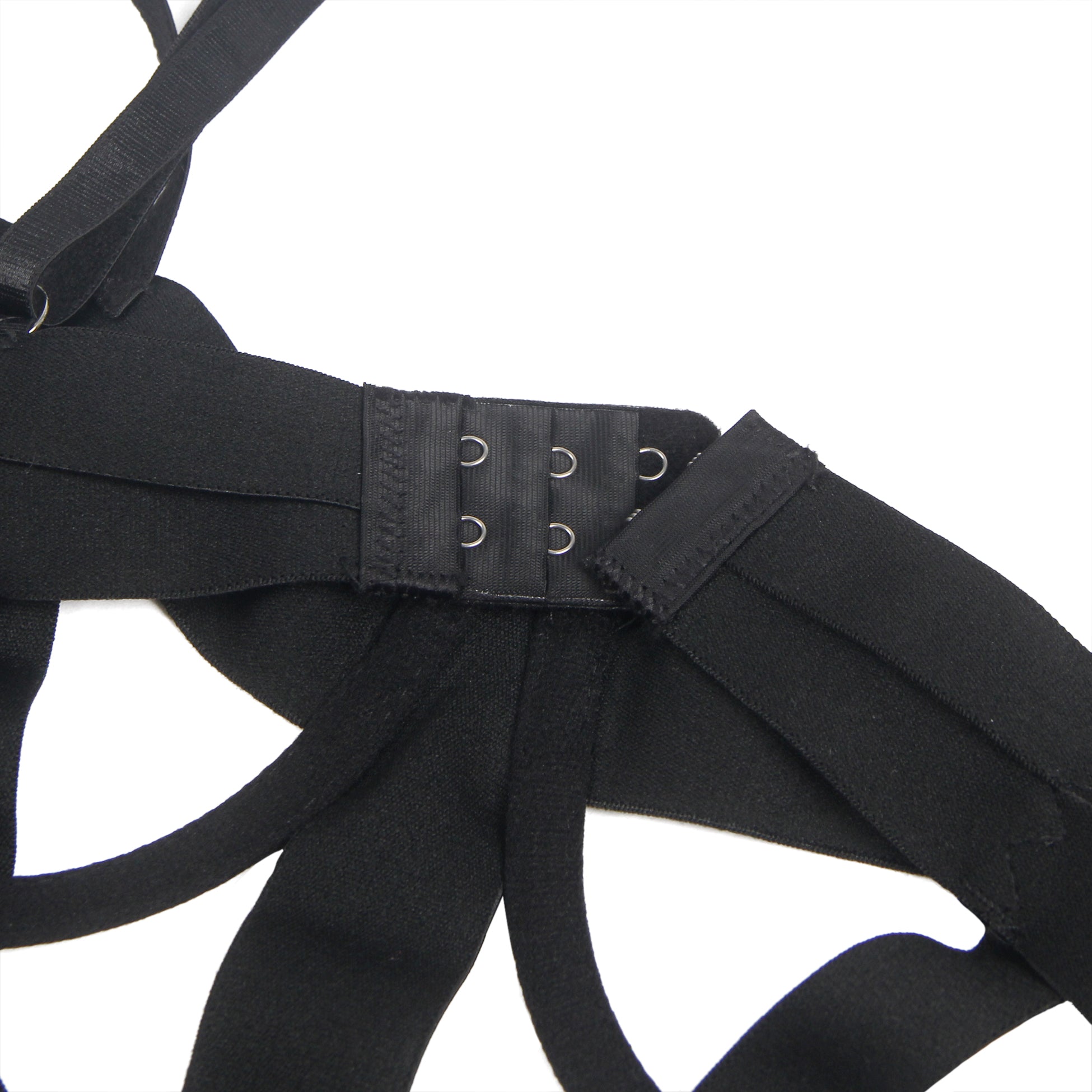 Black Sexy Cut Out Bondage Bodysuit