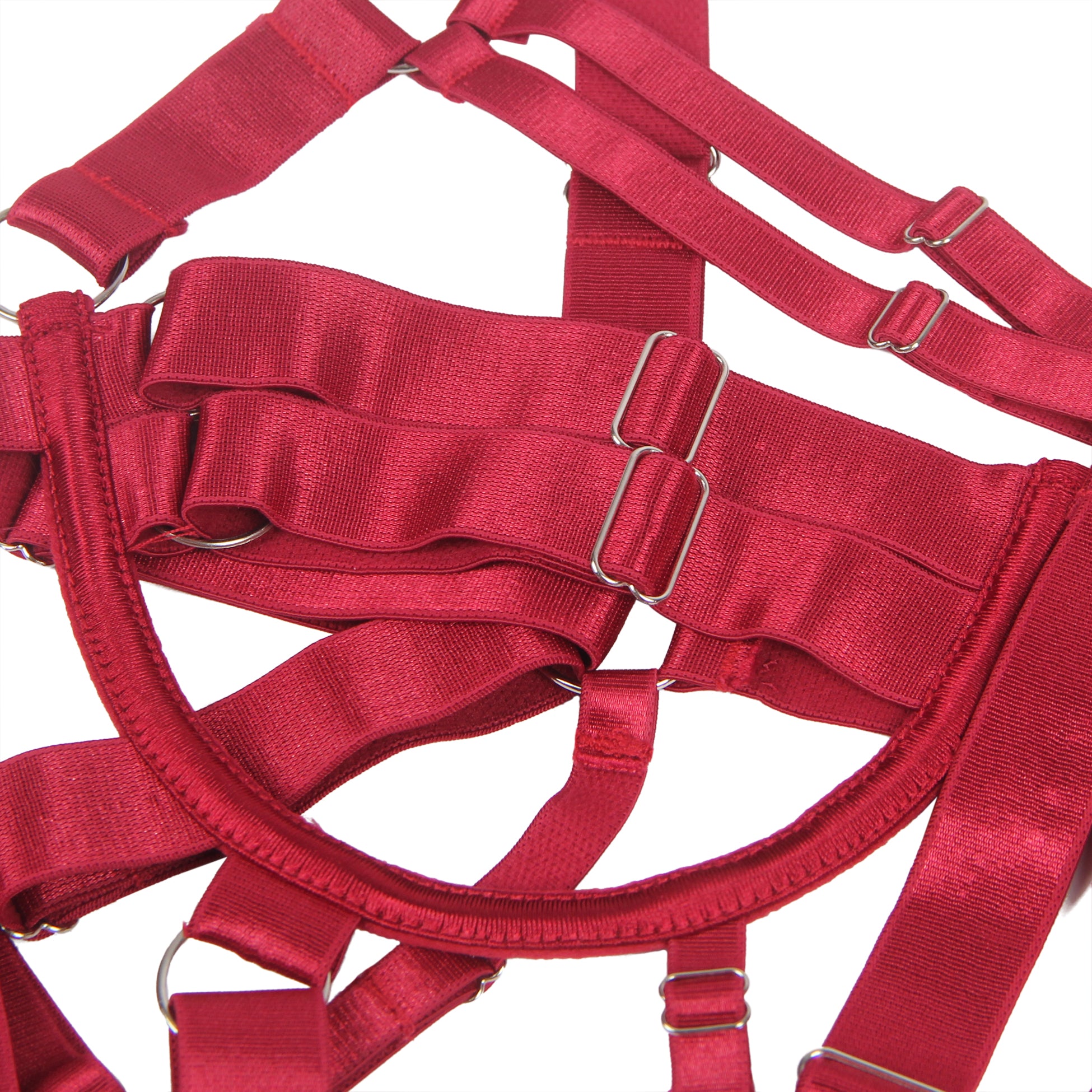 Red Sexy Adjustable Bondage Bodysuit