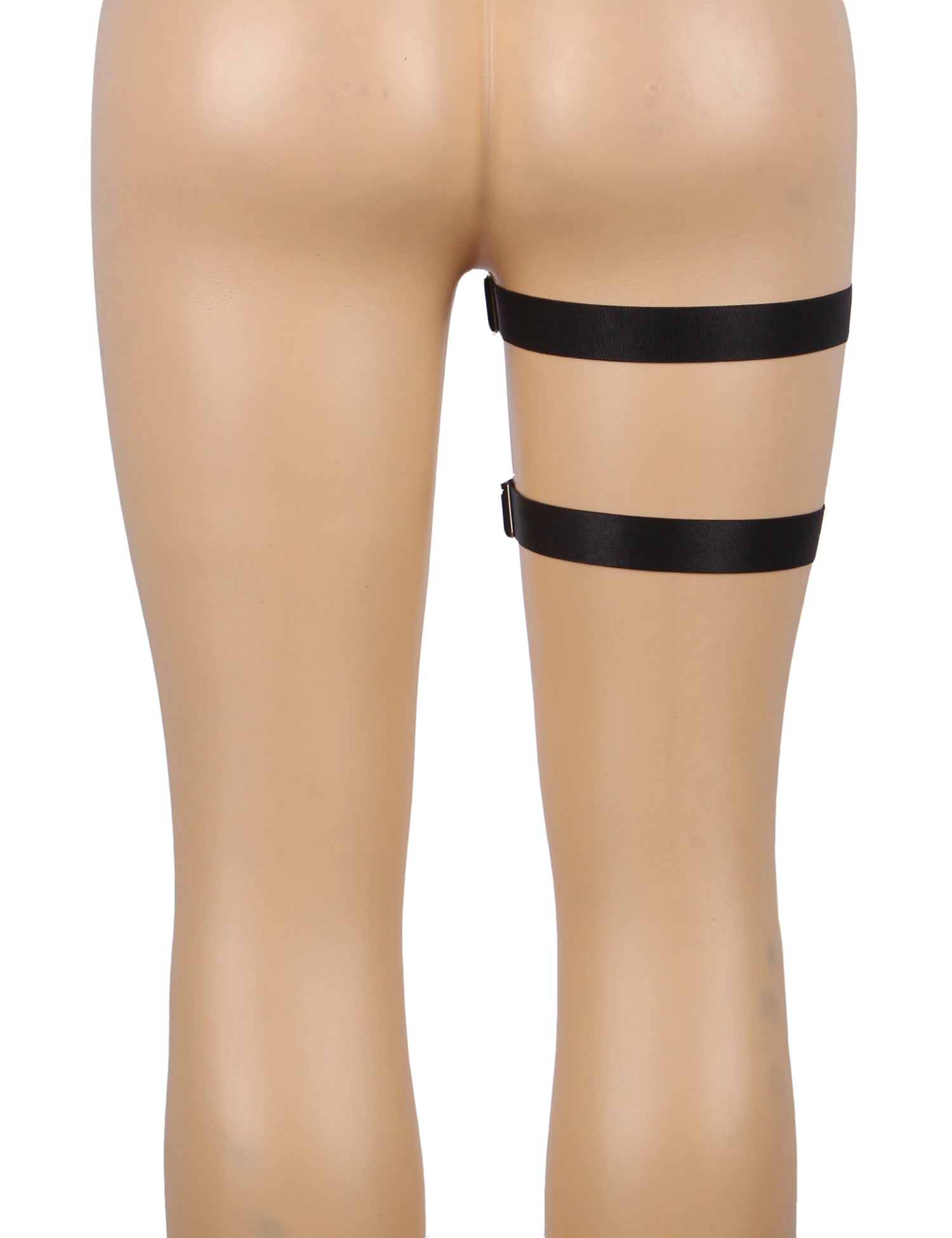 Black non-slip double leg loops with clip