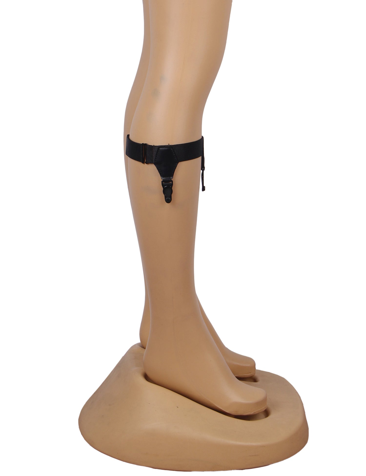 Black non-slip single leg loop with clip