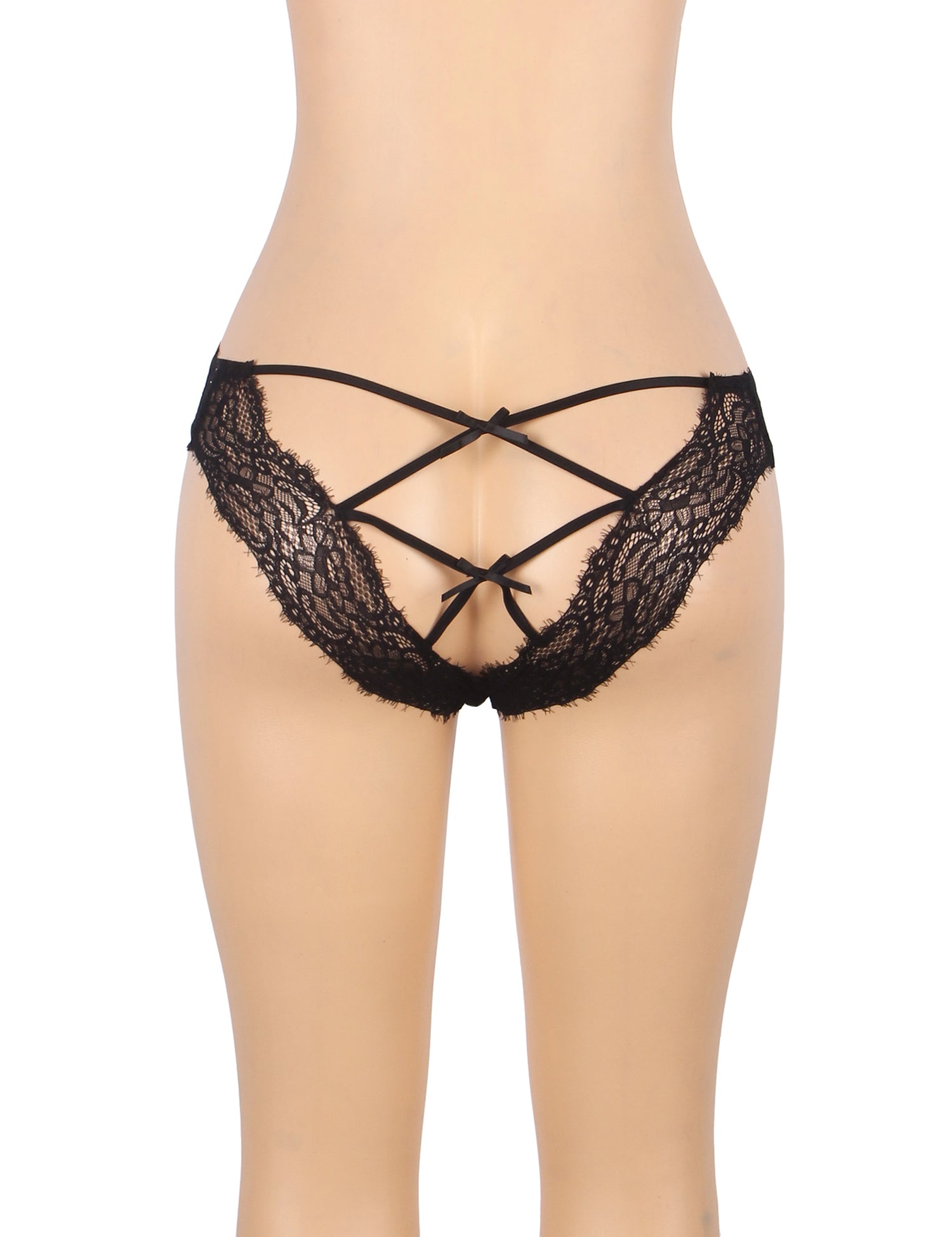 High Quality Black Sexy Floral Lace Panty