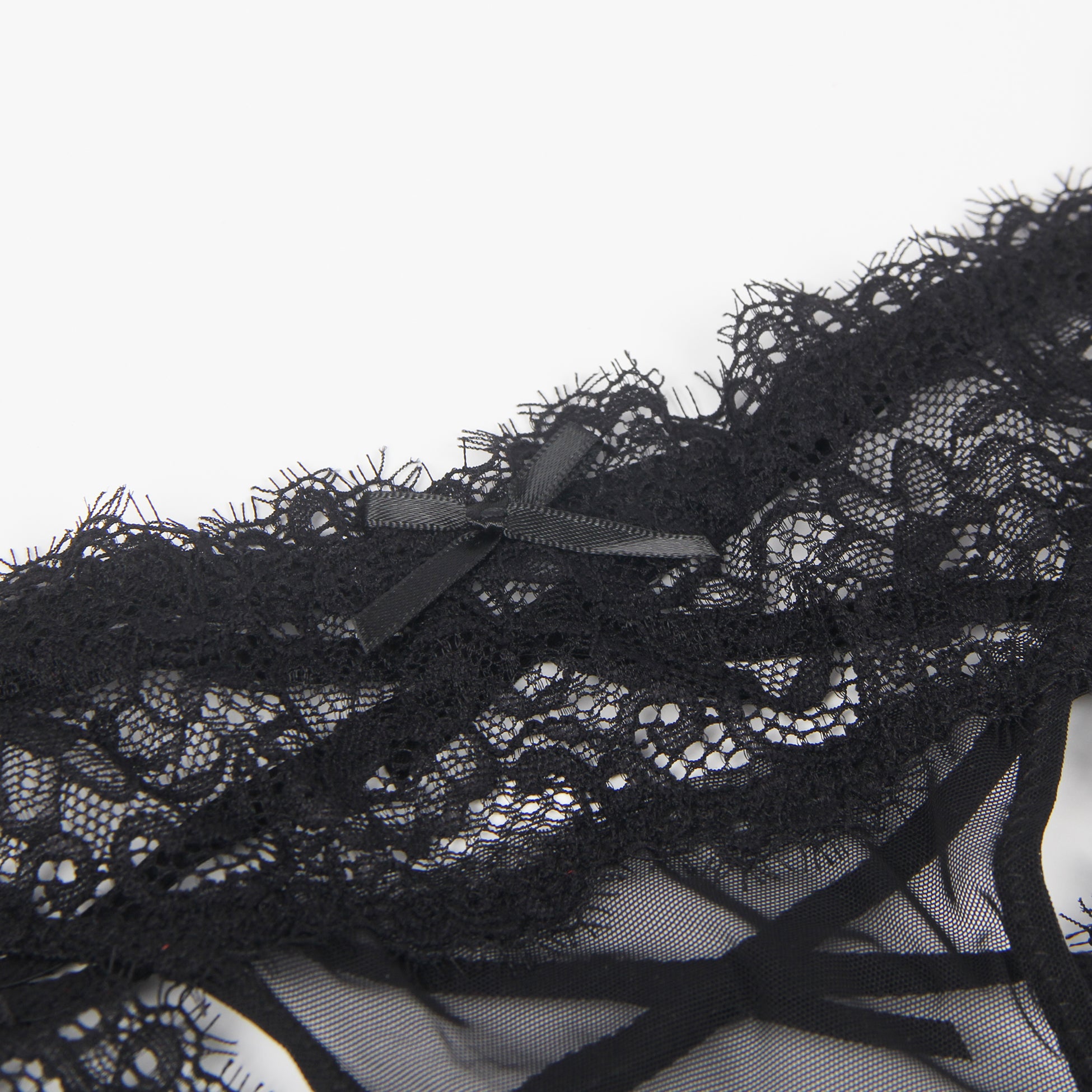 High Quality Black Sexy Floral Lace Panty