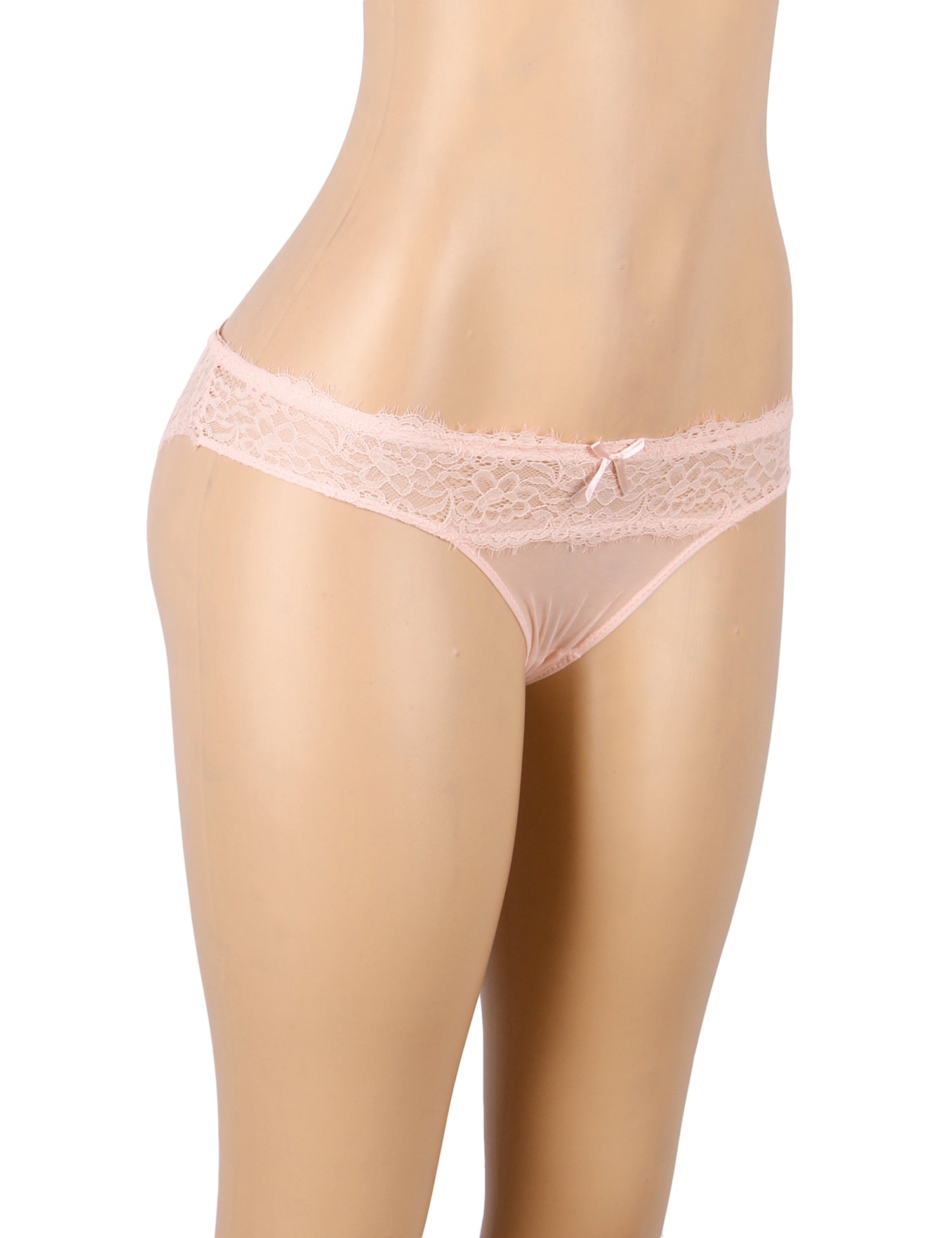 High Quality Pink Sexy Floral Lace Panty