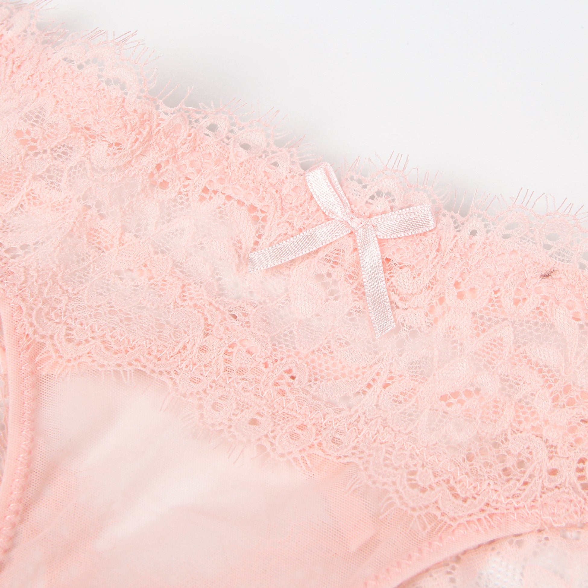 High Quality Pink Sexy Floral Lace Panty