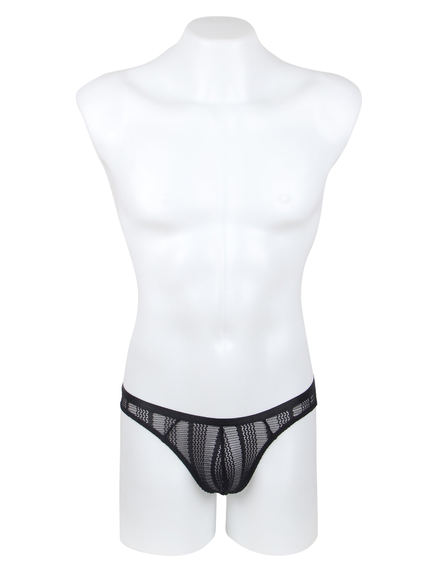 Black Sexy Mesh Men's Underwear