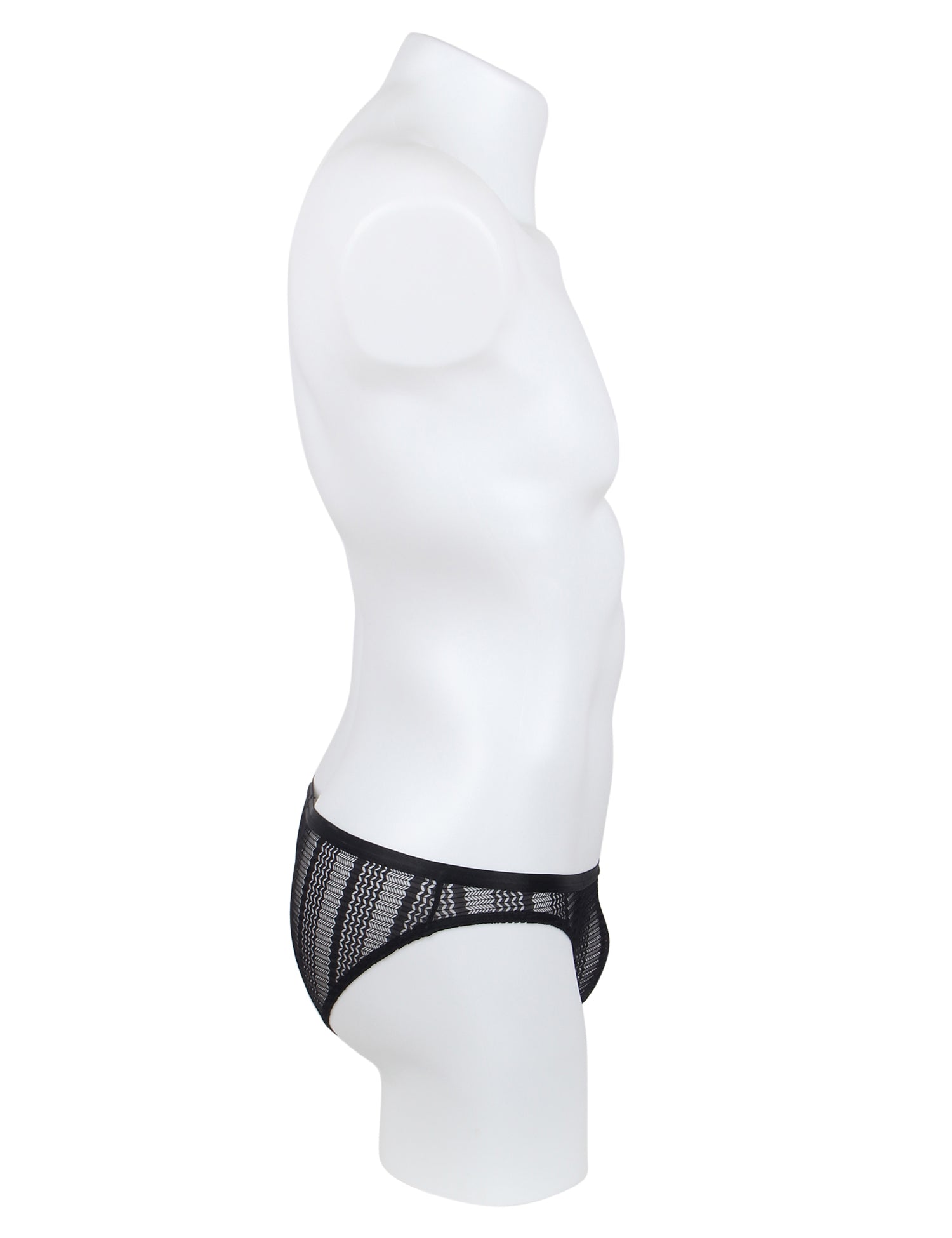 Black Sexy Mesh Men's Underwear