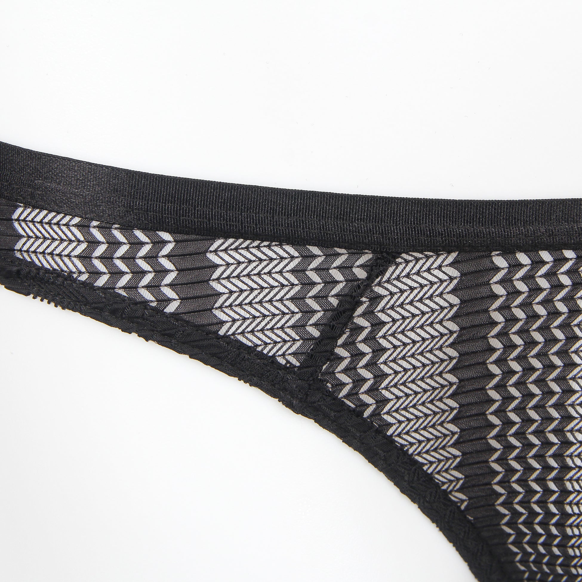 Black Sexy Mesh Men's Underwear