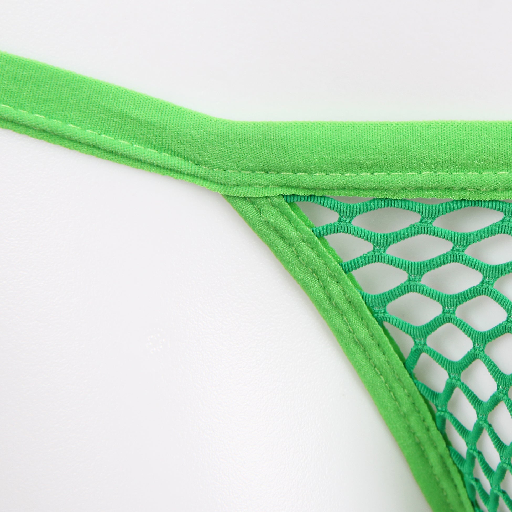 Green Sexy Men's Fishnet Thong