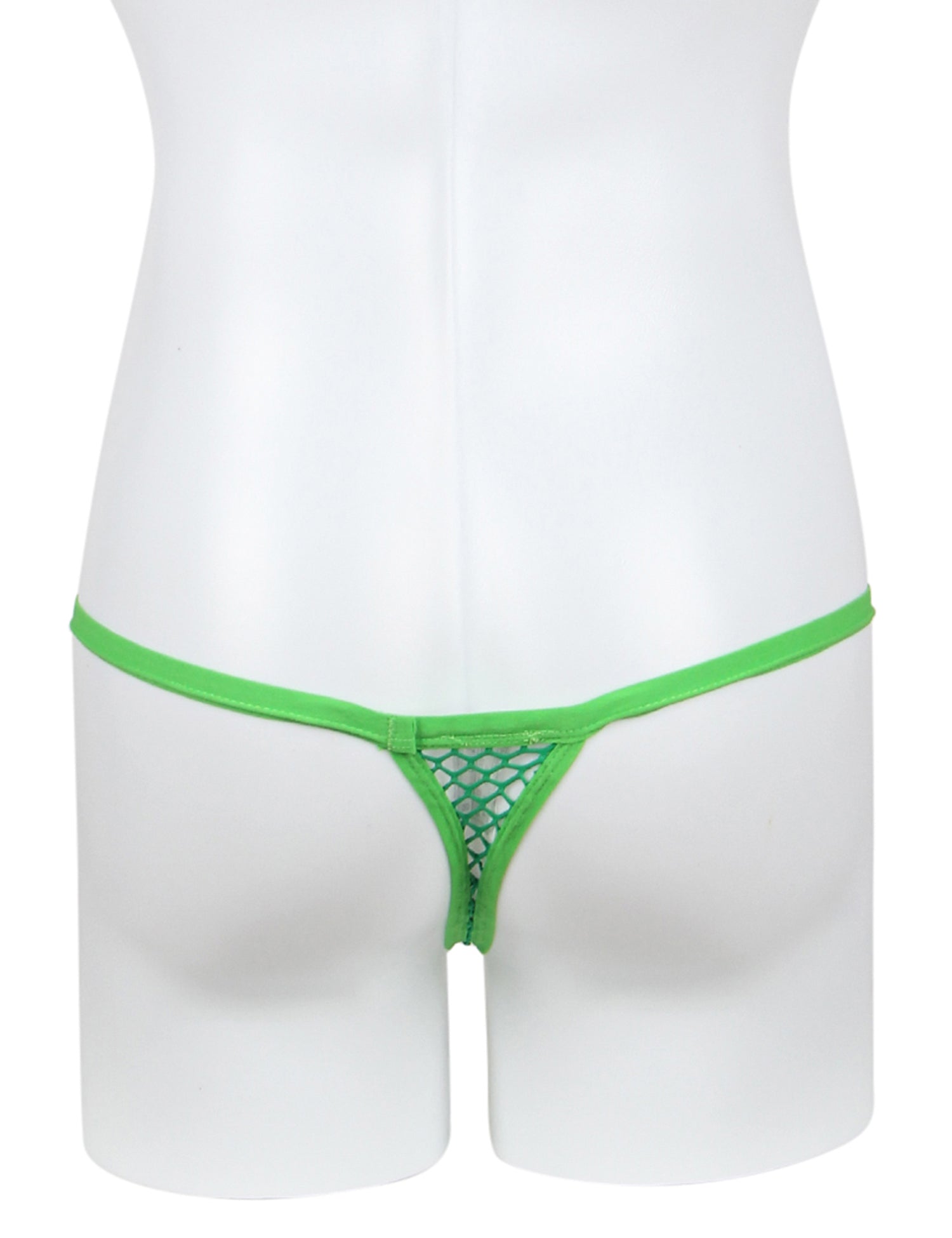 Green Sexy Men's Fishnet Thong