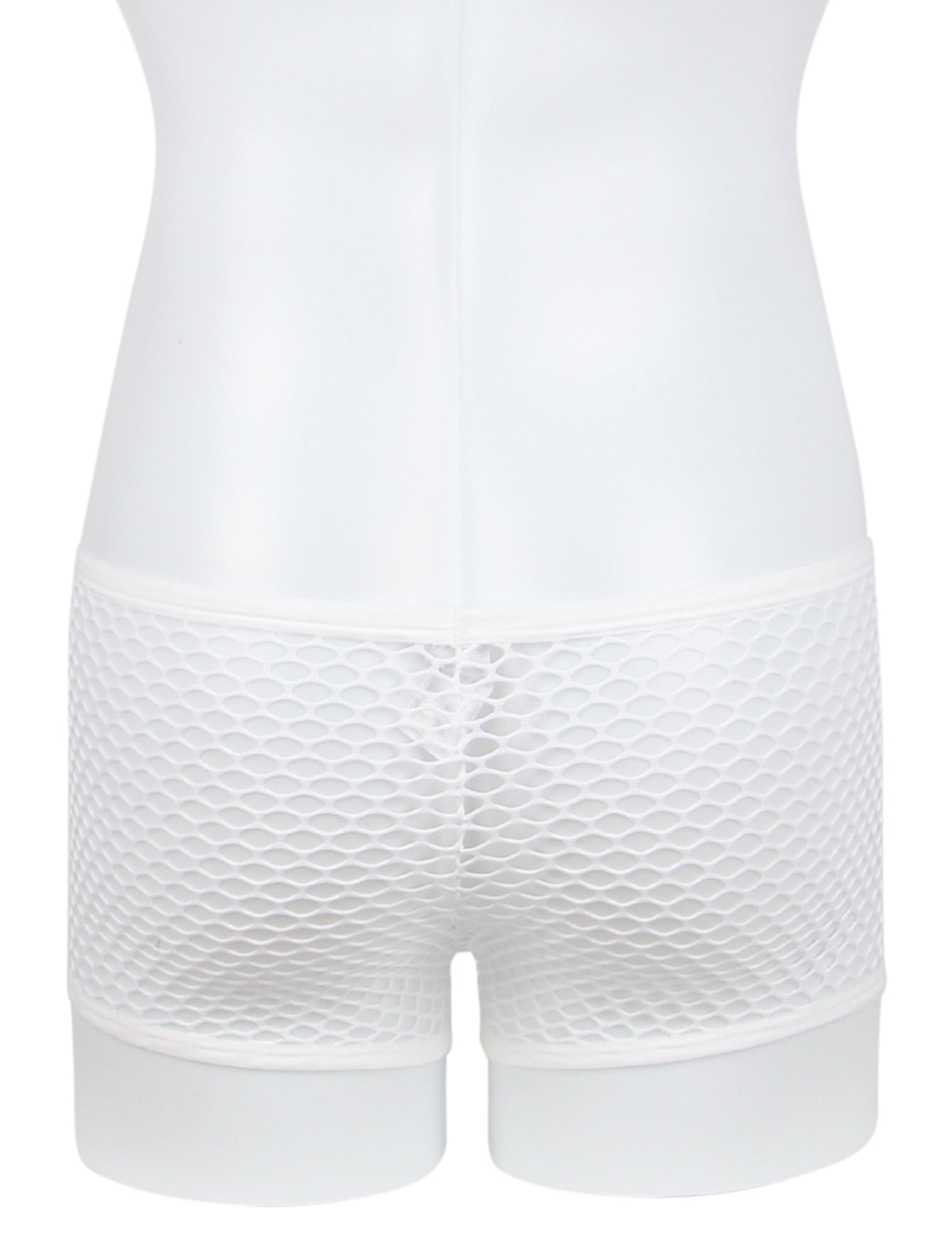 White Sexy Men's Fishnet Boxer