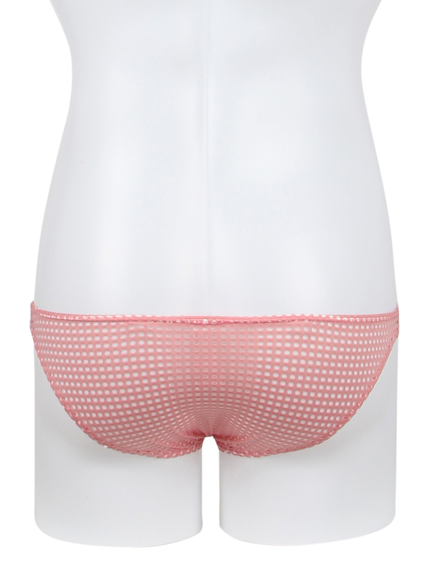 Pink Breathable Mesh Sexy Men's Brief