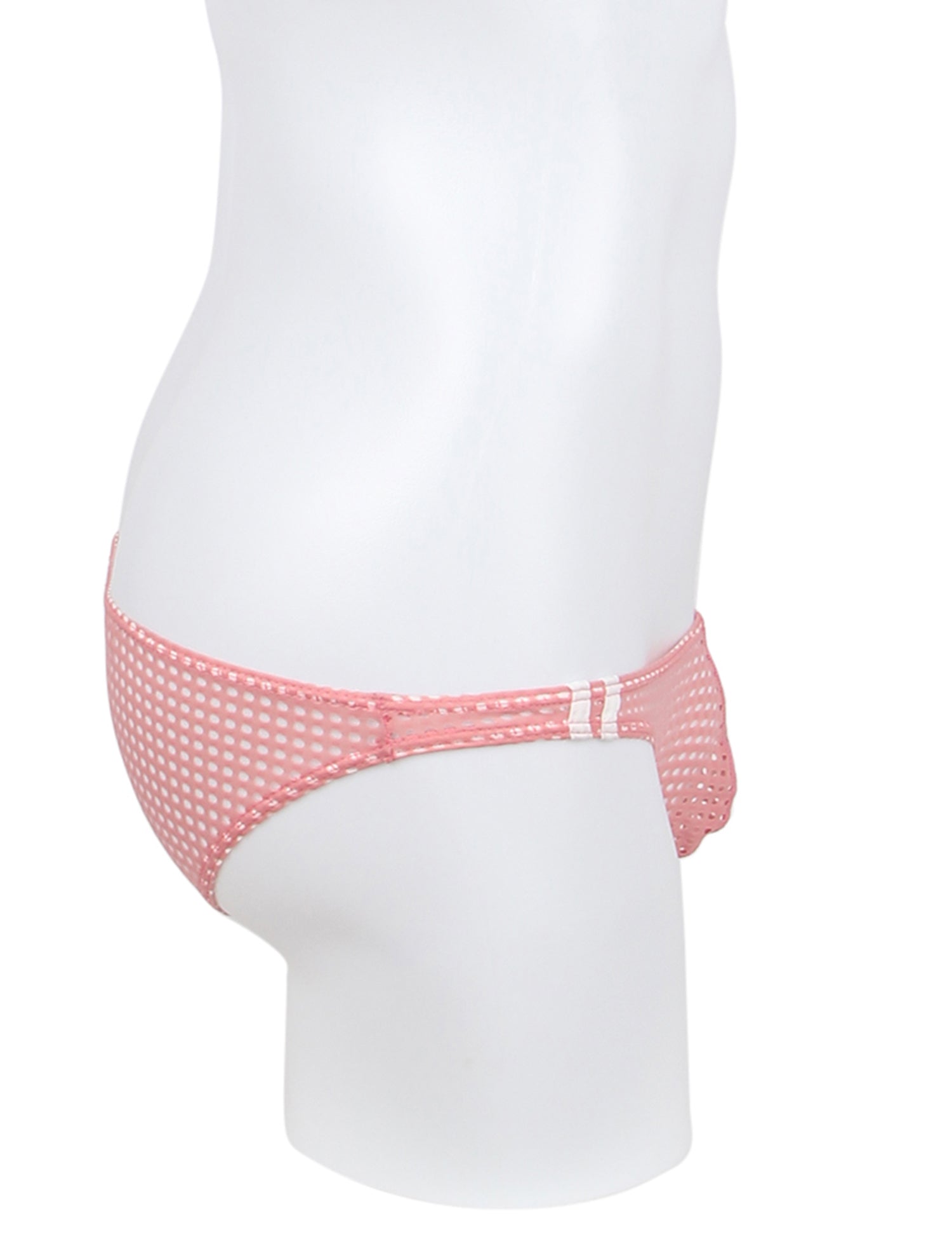 Pink Breathable Mesh Sexy Men's Brief