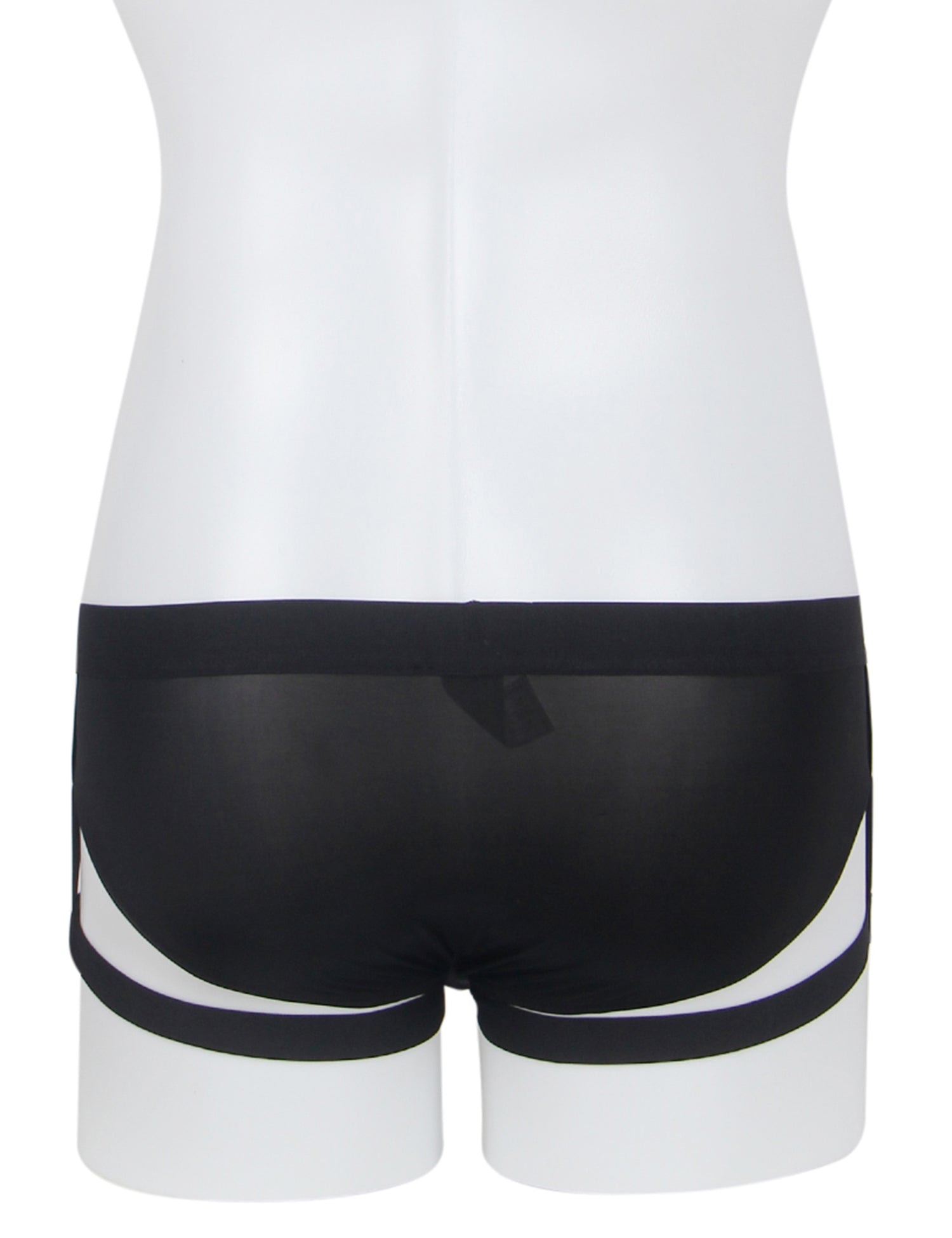 Black Ice Silk Strappy Sexy Men's Underwear