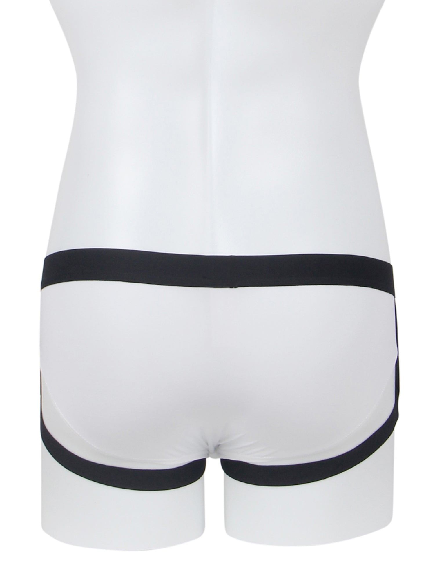 White Ice Silk Strappy Sexy Men's Underwear