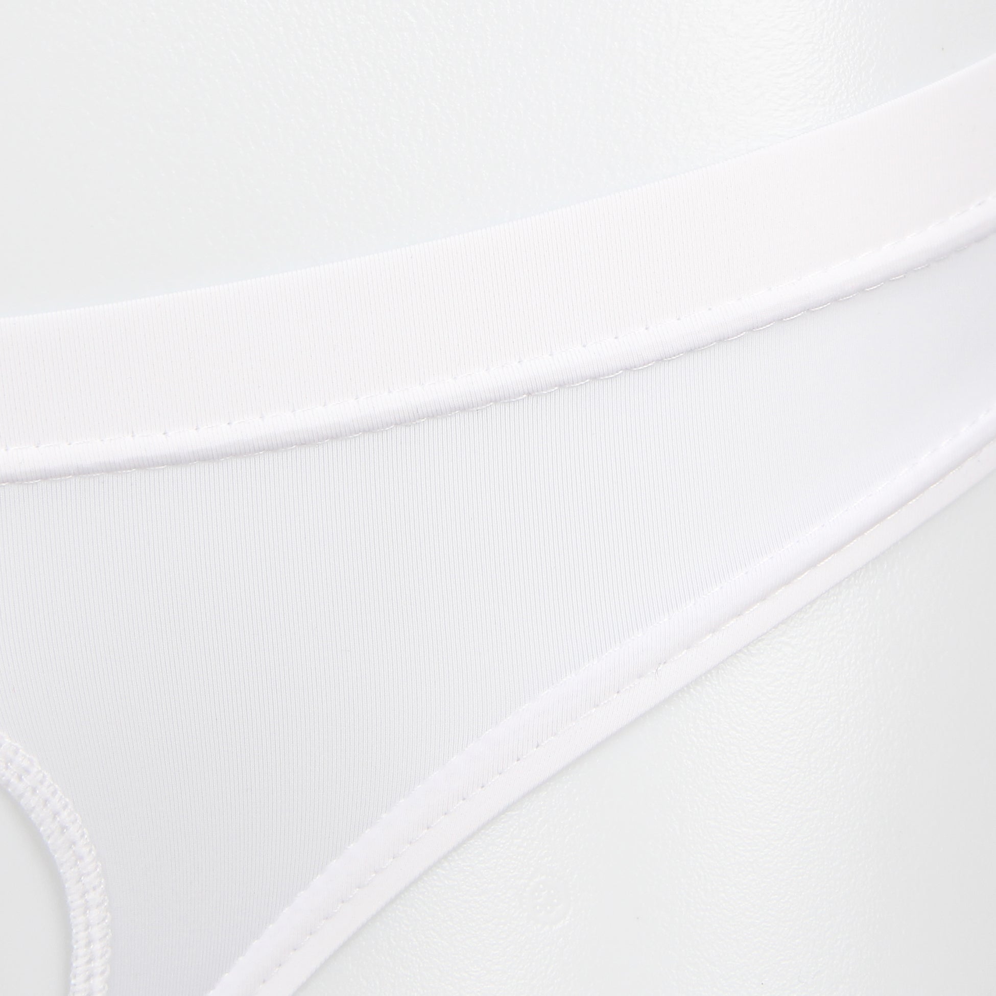 White Sexy Hollow-Cut Ice Silk Men's Brief