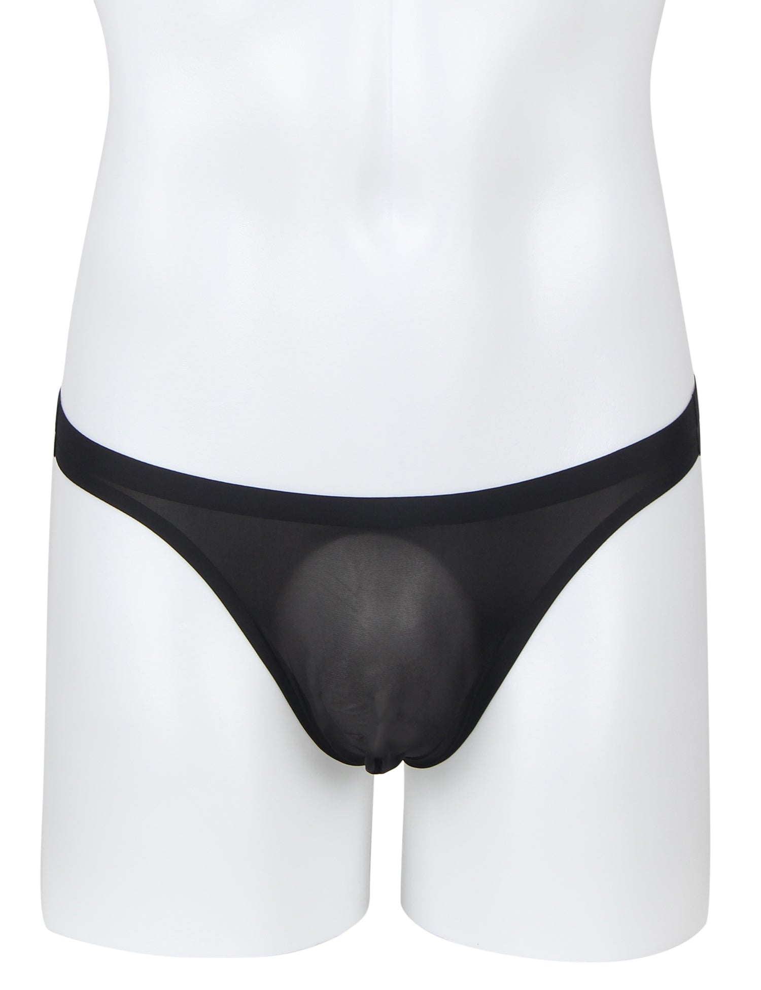 Black Sexy See Through Men's Brief