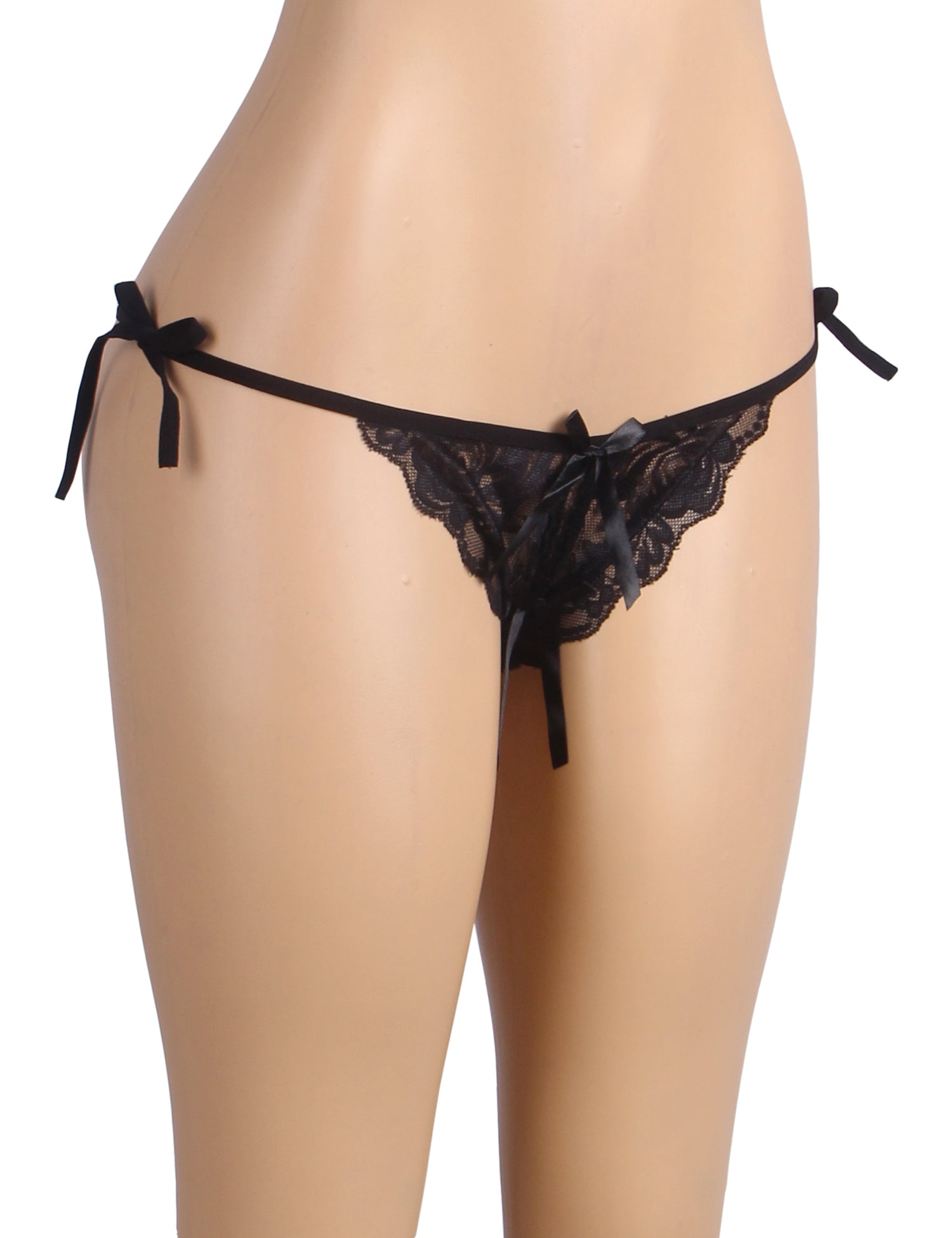 Black Lace Strappy Women Panty