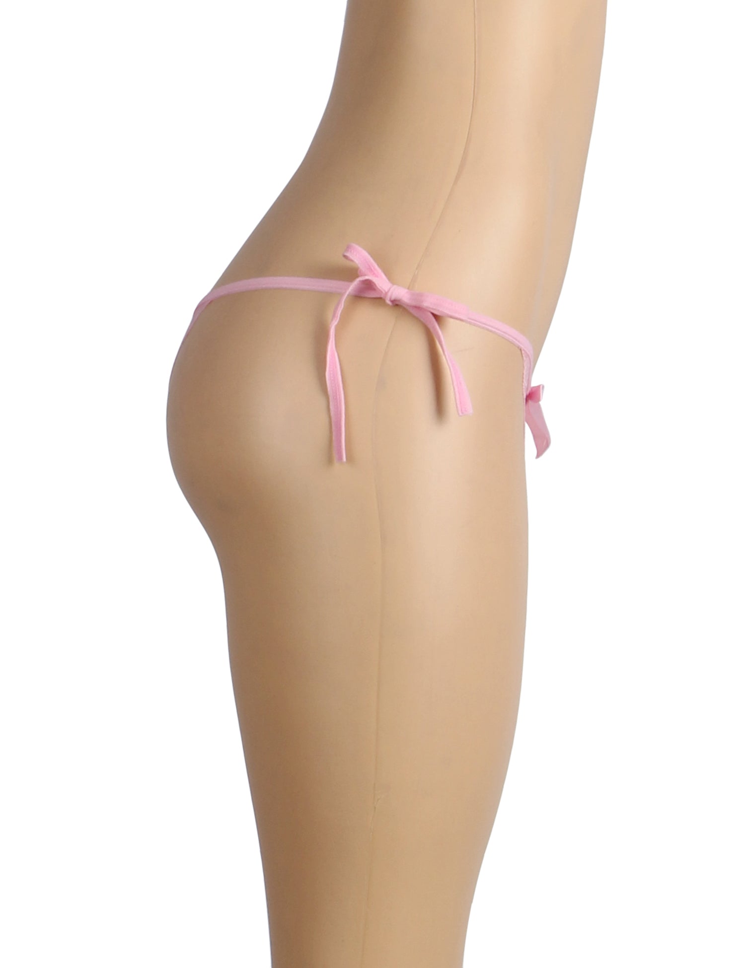 Pink Lace Strappy Women Panty