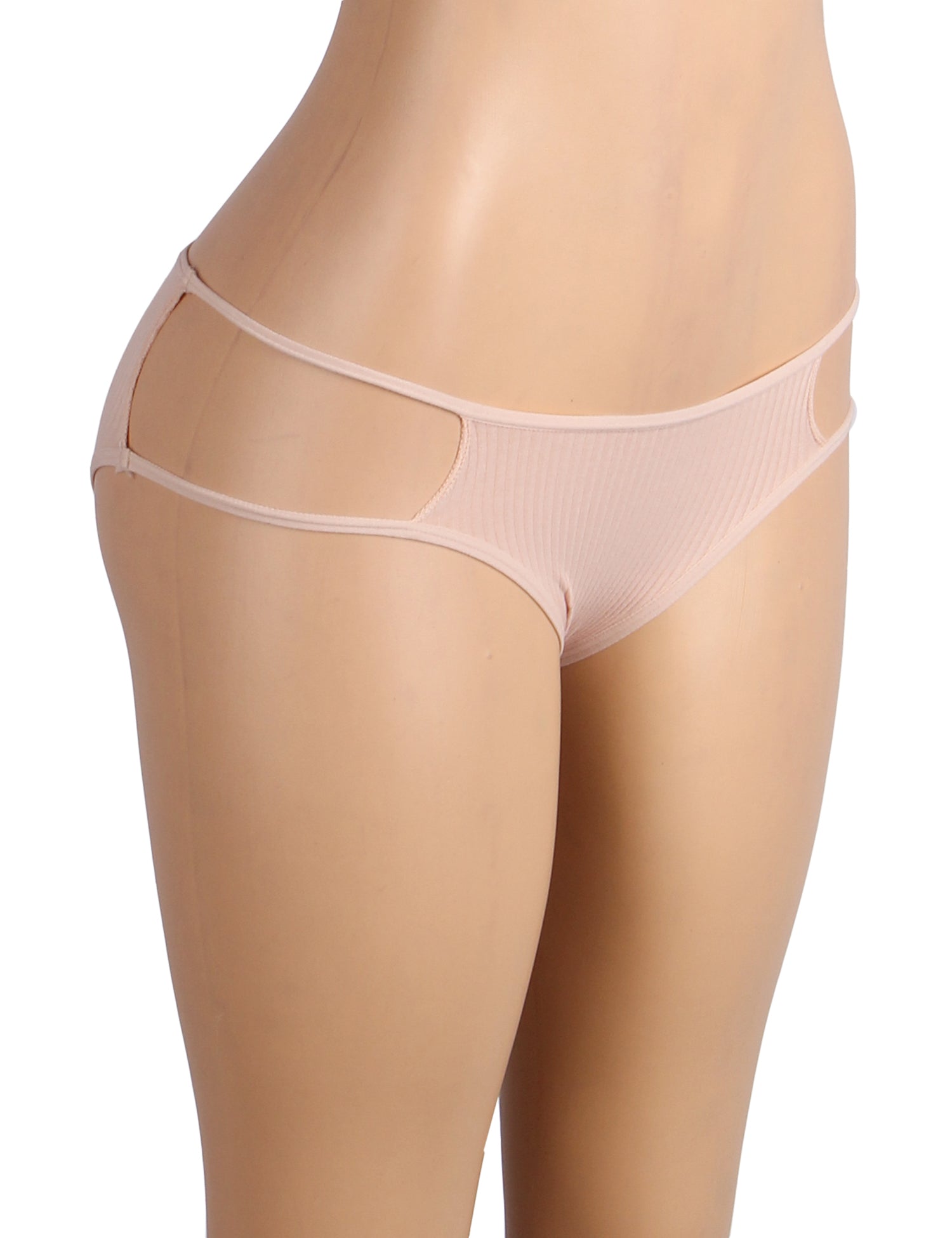 Nude Sexy Women Panties With Hallow Cut On Two Sides