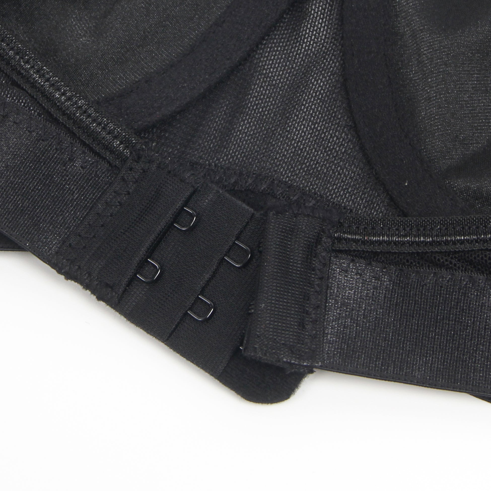 Black Bondage Garter Belt Bra Set