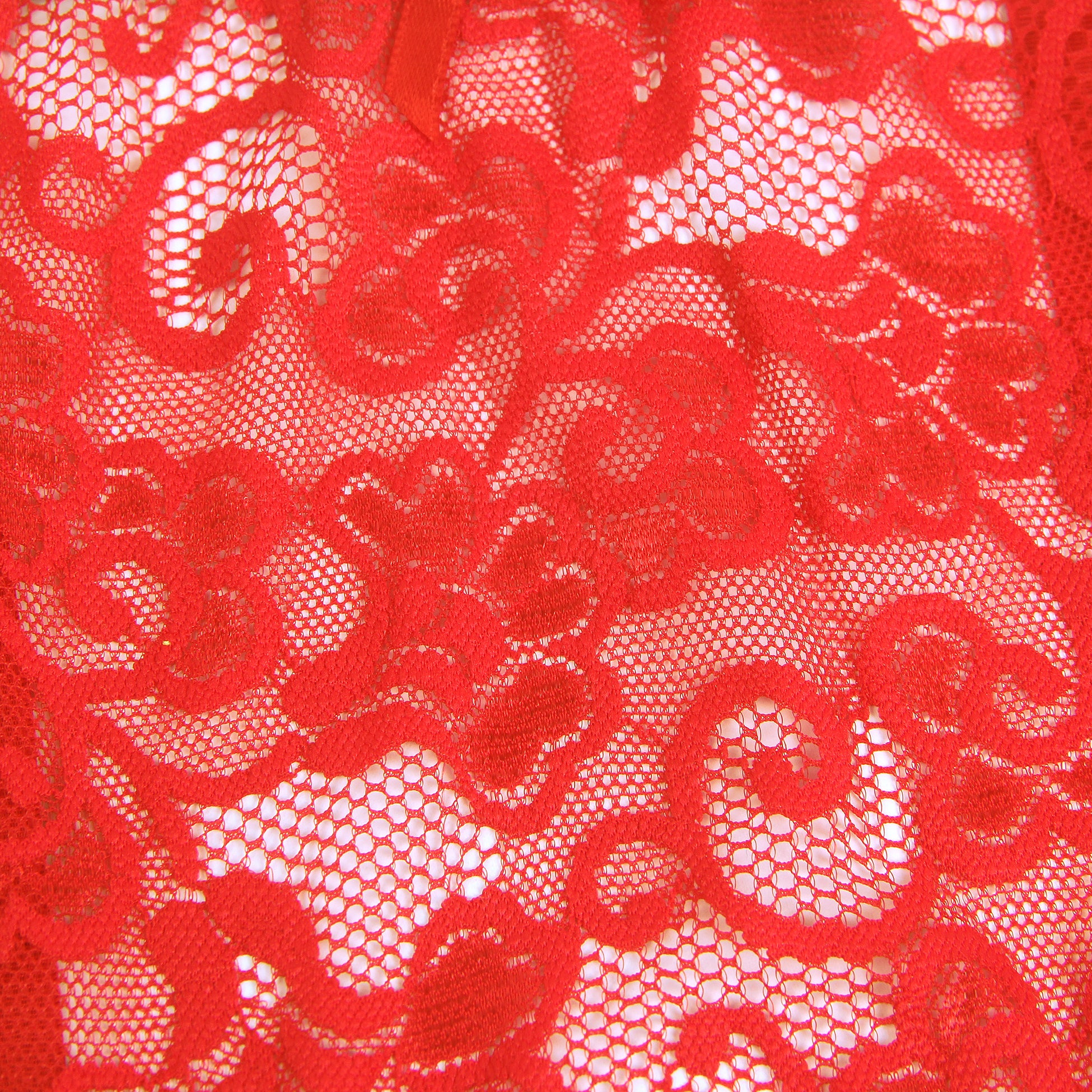 Red Sexy Lace Garter Belt With Metal Buckles